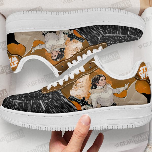 Princess Leia Air Sneakers Custom Star Wars Shoes 1 - Perfectivy