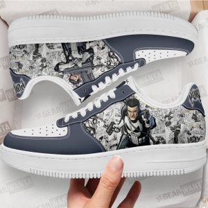 Punisher Air Sneakers Custom Superhero Comic Shoes 1 - PerfectIvy