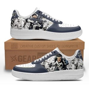 Punisher Air Sneakers Custom Superhero Comic Shoes 2 - Perfectivy