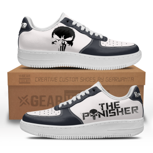 Punisher Super Hero Custom Air Sneakers QD22 1 - PerfectIvy