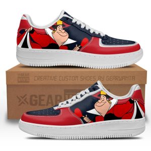 Queen Of Hearts Alice In Wonderland Custom Air Sneakers LT06 1 - PerfectIvy