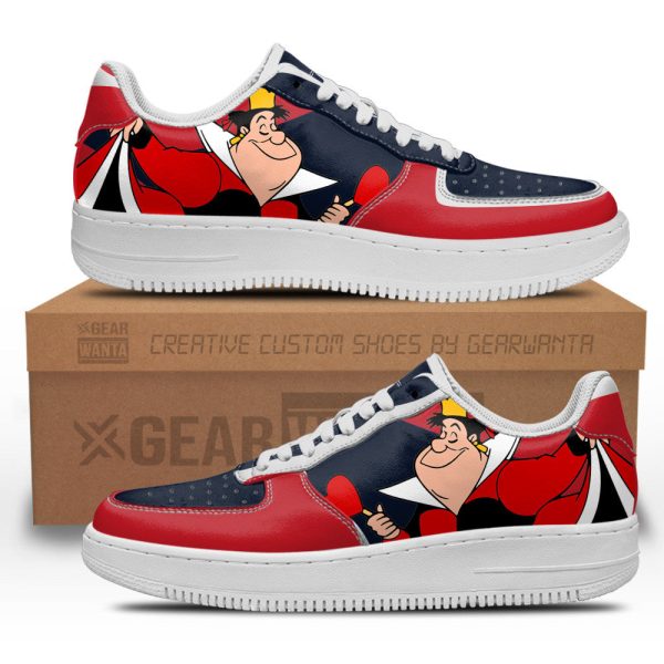 Queen Of Hearts Alice In Wonderland Custom Air Sneakers Lt06 1 - Perfectivy