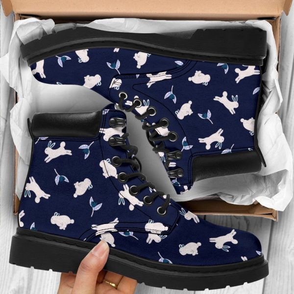 Rabbit Boots Custom Shoes Funny For Rabbit Lover-Gearsnkrs