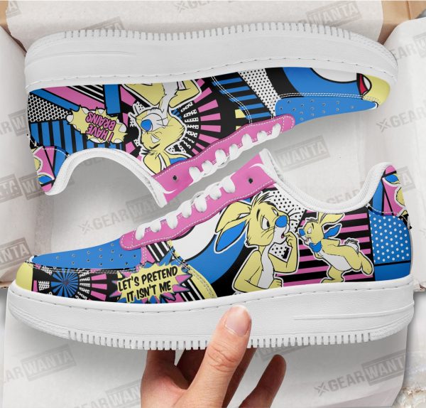 Rabbit Winnie The Pooh Air Sneakers Custom Comic Shoes 1 - Perfectivy