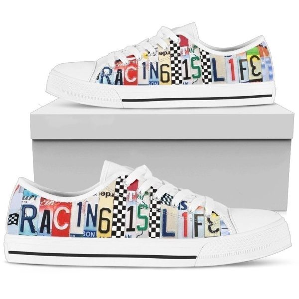 Racing Is Life Men'S Sneakers Style Racing Lover Nh08-Gearsnkrs