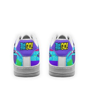 Raven Air Sneakers Custom Teen Titan Go Cartoon Shoes 4 - Perfectivy