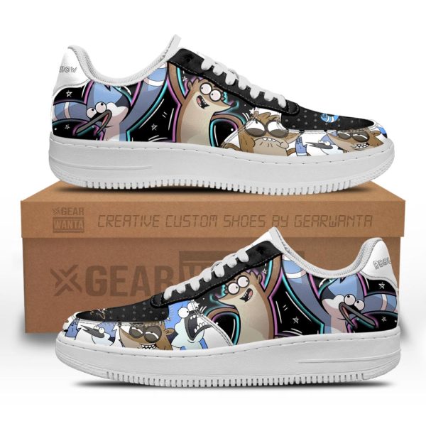 Regular Show Mordecai And Rigby Air Sneakers Custom Shoes 2 - Perfectivy