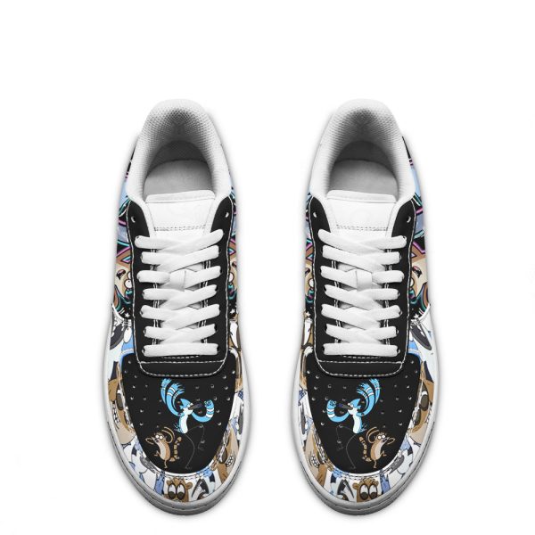 Regular Show Mordecai And Rigby Air Sneakers Custom Shoes 3 - Perfectivy