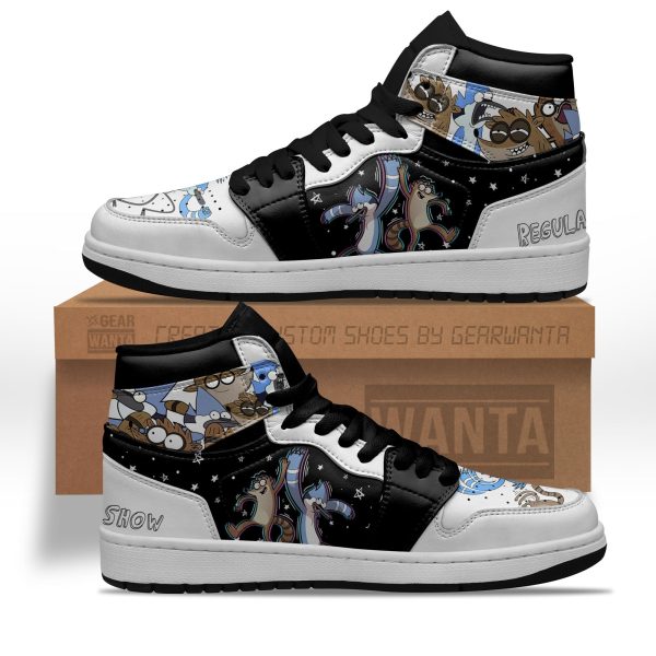 Regular Show Mordecai And Rigby J1 Shoes Custom-Gearsnkrs