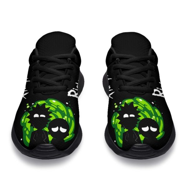 Rick And Morty Sneakers Custom Cartoon Shoes Funny For Fans-Gearsnkrs