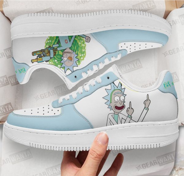 Rick Sanchez Rick And Morty Custom Air Sneakers Qd13 2 - Perfectivy