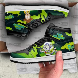 Rick and Morty Crossover Toy Story Air J1s Sneakers Custom Shoes-Gear Wanta
