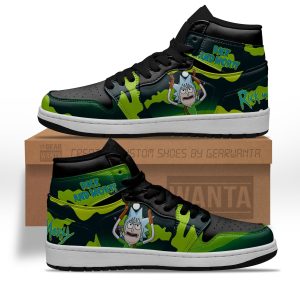 Rick And Morty Crossover Zelda Air J1S Sneakers Custom Shoes 2 - Perfectivy