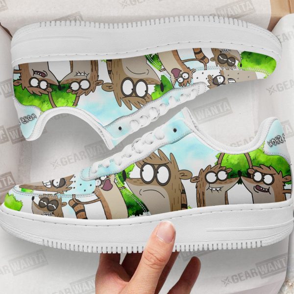 Rigby Air Sneakers Custom Regular Show Shoes 1 - Perfectivy