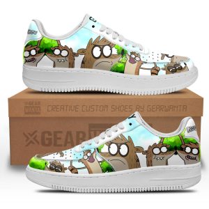 Rigby Air Sneakers Custom Regular Show Shoes 2 - Perfectivy