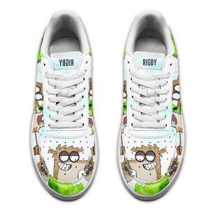 Rigby Air Sneakers Custom Regular Show Shoes 4 - Perfectivy