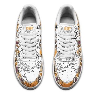 Rigby Regular Show Air Sneakers Custom Cartoon Shoes 3 - Perfectivy
