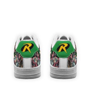 Robin Air Sneakers Custom Superhero Comic Shoes 3 - Perfectivy