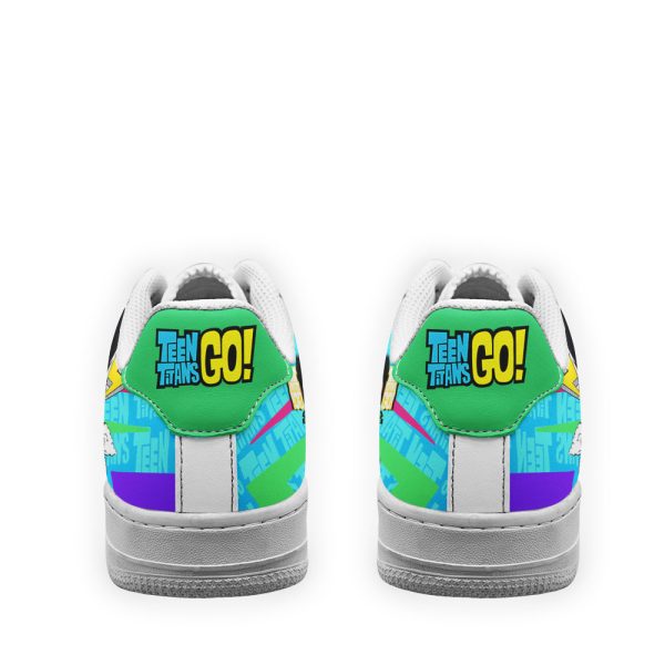 Robin Air Sneakers Custom Teen Titan Go Cartoon Shoes 3 - Perfectivy