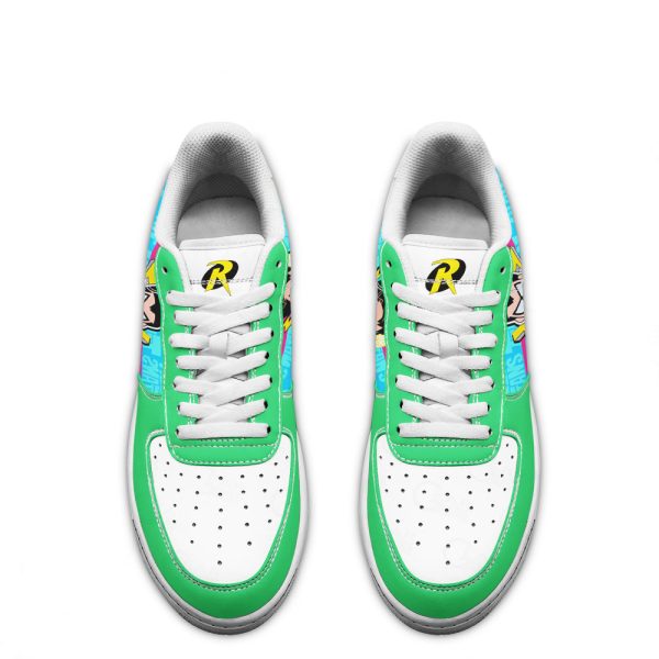 Robin Air Sneakers Custom Teen Titan Go Cartoon Shoes 4 - Perfectivy