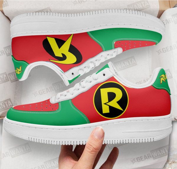 Robin Super Hero Custom Air Sneakers Qd22 2 - Perfectivy