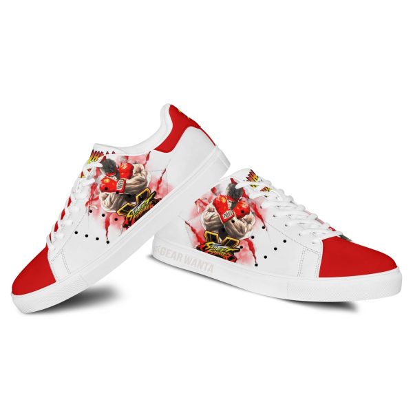 Ryu Skate Shoes Custom Street Fighter Game Shoes-Gearsnkrs