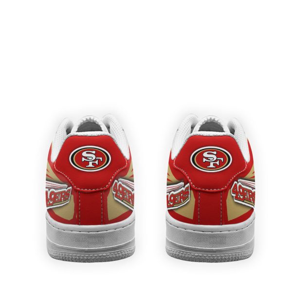 San Francisco 49Ers Air Shoes Custom Naf Sneakers For Fans-Gearsnkrs