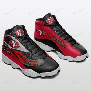 San Francisco 49ers AJ13 Sneakers 773-Gear Wanta