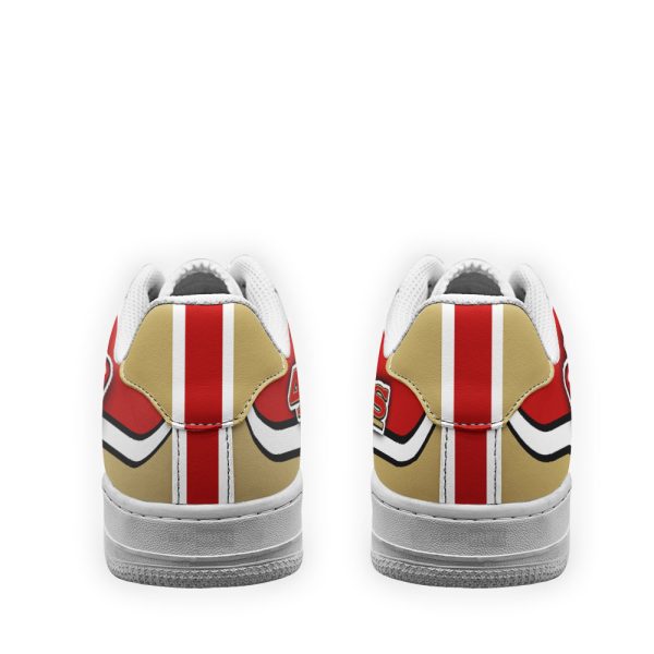 San Francisco 49Ers Air Sneakers Custom Force Shoes Sexy Lips For Fans-Gearsnkrs