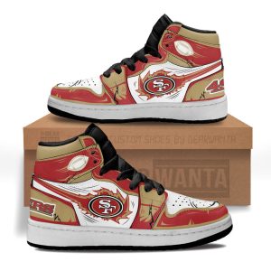 San Francisco 49ers Football Team Kid Sneakers Custom For Kids 1 - PerfectIvy