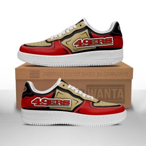 San Francisco 49ers Air Sneakers Custom NAF Shoes For Fan-Gear Wanta