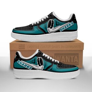 San Jose Sharks Air Shoes Custom NAF Sneakers For Fans-Gear Wanta