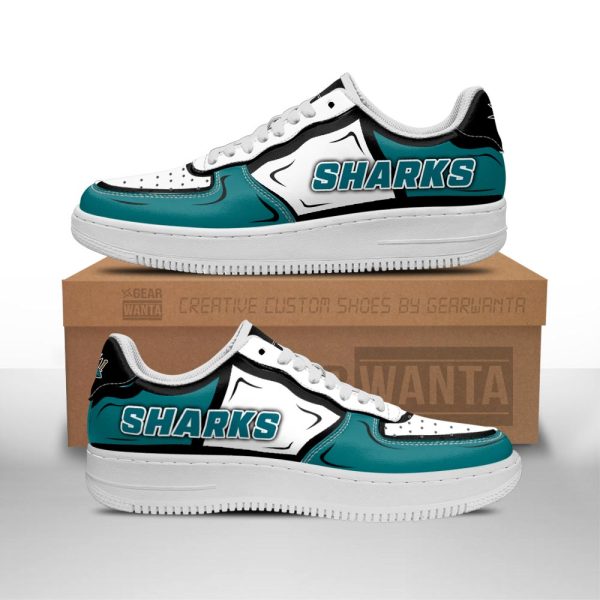 San Jose Sharks Air Sneakers Custom Naf Shoes For Fan-Gearsnkrs