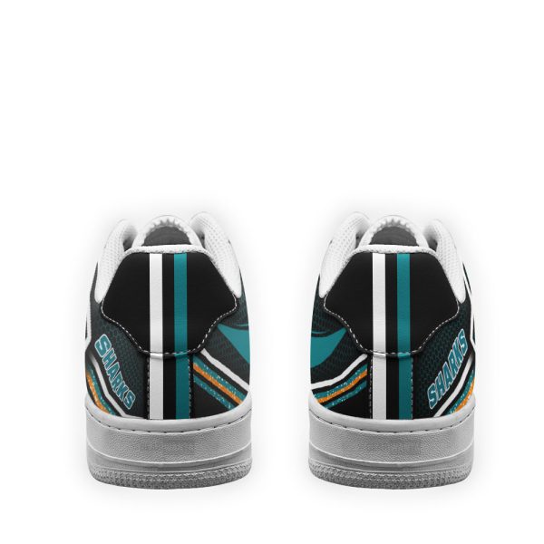 San Jose Sharks Air Sneakers Custom Force Shoes For Fans-Gearsnkrs