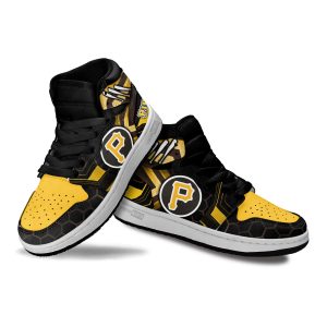 San Pittsburgh Pirates Football Team Kid Sneakers Custom For Kids 3 - Perfectivy