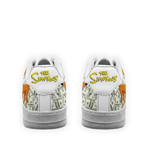 Santa'S Little Helper Air Sneakers Custom Simpson Cartoon Shoes 3 - Perfectivy