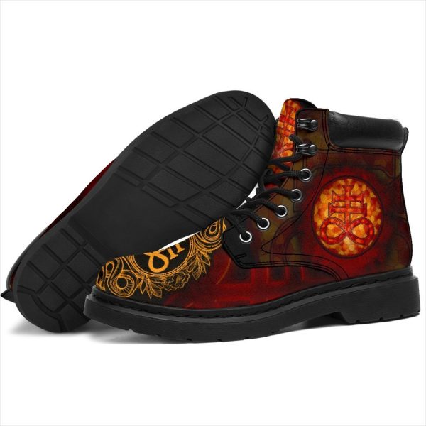 Satanic Brimstone Boots Shoes Gift Idea-Gearsnkrs