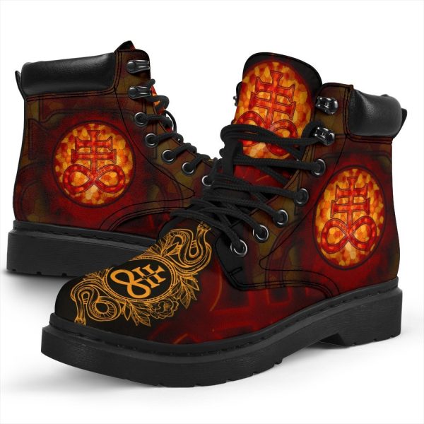 Satanic Brimstone Boots Shoes Gift Idea-Gearsnkrs