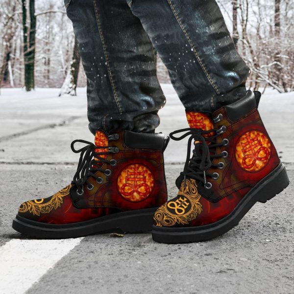 Satanic Brimstone Boots Shoes Gift Idea-Gearsnkrs