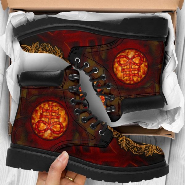 Satanic Brimstone Boots Shoes Gift Idea-Gearsnkrs