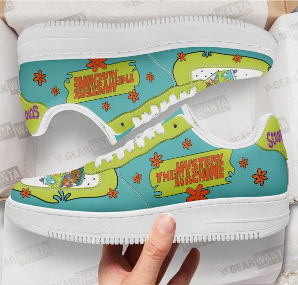 Scooby-Doo And Shaggy Rogers Mystery Machine Air Sneakers-Gearsnkrs