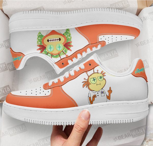 Scroopy Noopers Rick And Morty Custom Air Sneakers Qd13 2 - Perfectivy