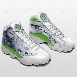 Seattle Seahawks AJ13 Sneakers 702-Gear Wanta