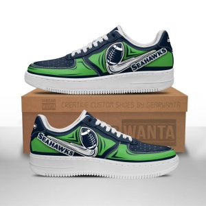 Seattle Seahawks Air Shoes Custom NAF Sneakers For Fans-Gear Wanta