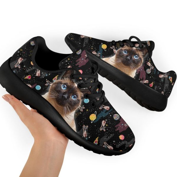 Siamese Cat Sneakers Sporty Shoes For Who Loves Cat-Gearsnkrs