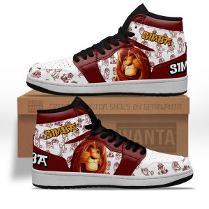 Simba J1 Shoes Custom For Cartoon Fans Sneakers PT04 1 - PerfectIvy