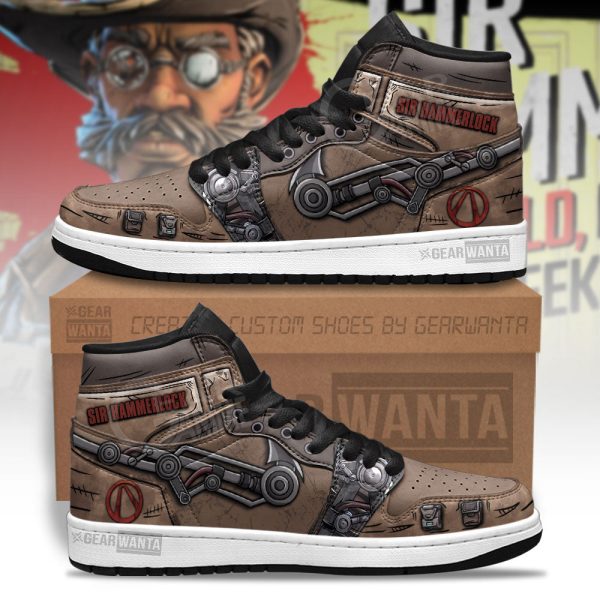 Sir Hammerlock Swoosh Borderlands J1 Shoes Custom For Fans Sneakers Mn04 1 - Perfectivy