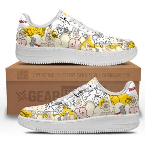 Skips Regular Show Air Sneakers Custom Cartoon Shoes 2 - PerfectIvy