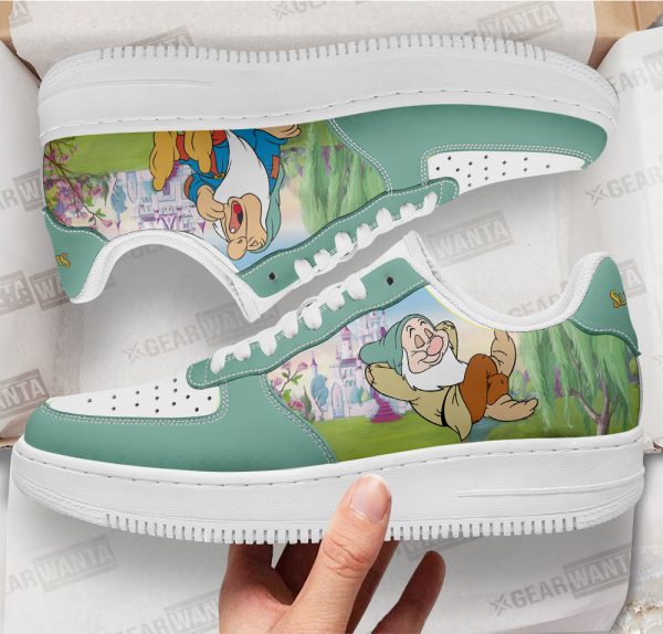 Sleepy Snow White And 7 Dwarfs Custom Air Sneakers Qd12 2 - Perfectivy