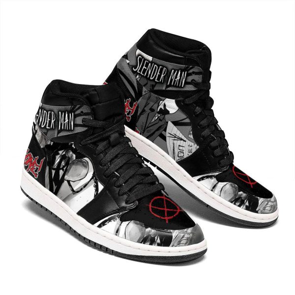 Slenderman J1 Shoes Custom Horror Fans Sneakers-Gearsnkrs